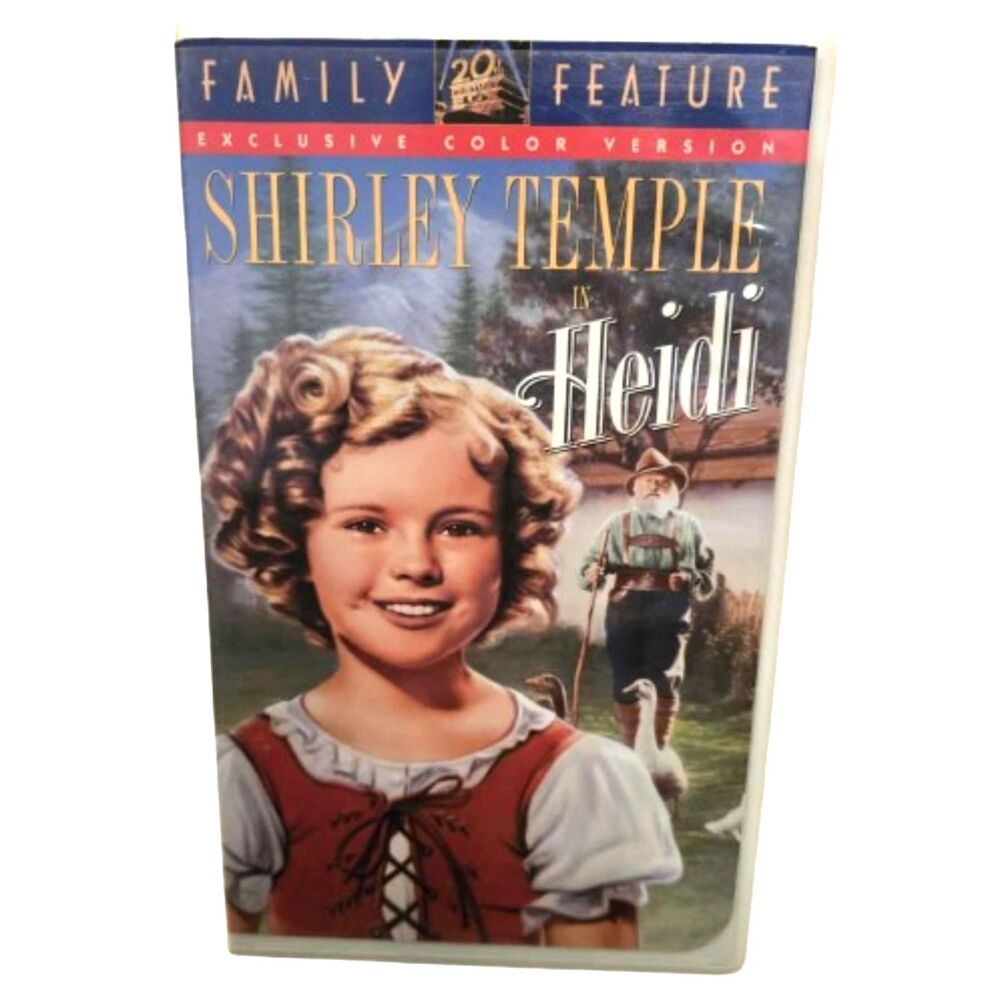 Heidi VHS (1937) – Shirley Temple Classic Family Film